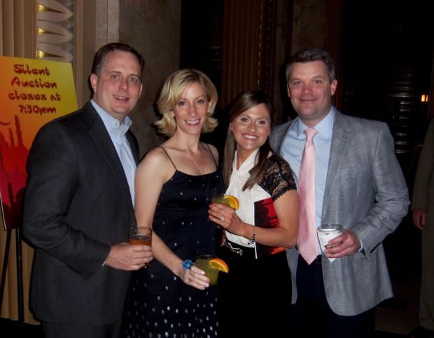 Alan and Erin Herzog, Caitlin and Evan Murphy